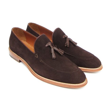 Paul Parkman // Suede Tassel Loafer // Brown (Euro: 40)