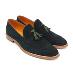 Suede Tassel Loafer // Green (Euro: 41)