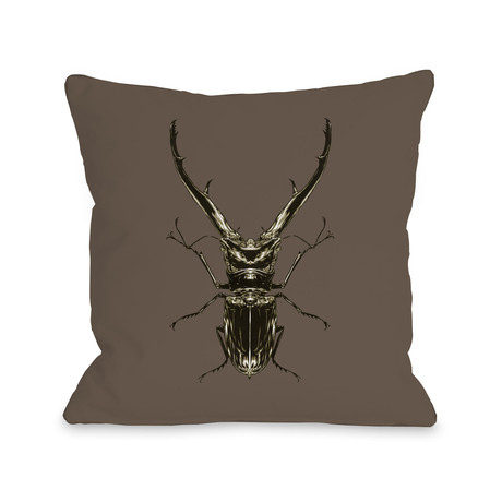 Horned Beetle Pillow