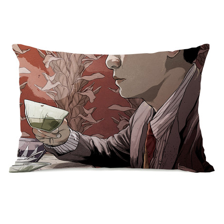 Man With Tea Pillow