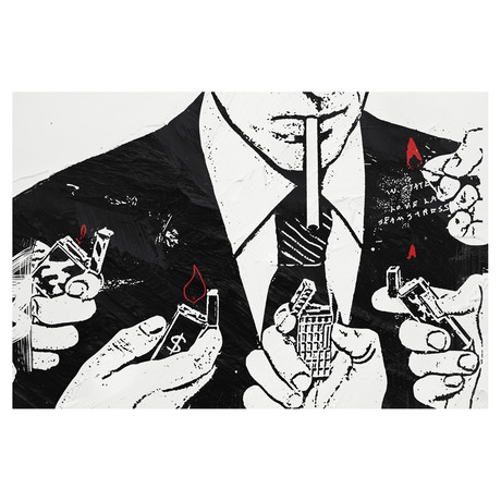 Burn (20"L x 30"W x 2"H)