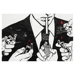 Burn (20"L x 30"W x 2"H)