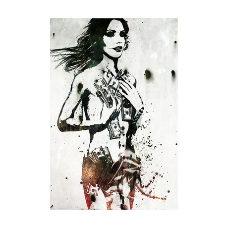 Trash I (30"L x 20"W x 2"H)