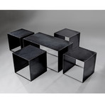 Fun House // Coffee Table + Cubes (White)