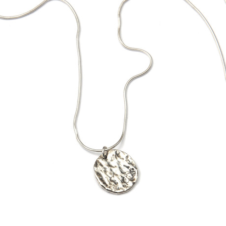 Water Necklace In Silver