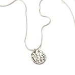 Water Necklace In Silver