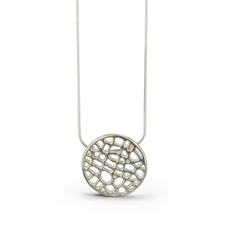 Cactus Slide Necklace In Silver