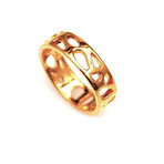 Golden Cactus Ring // Narrow Style (Size 6)