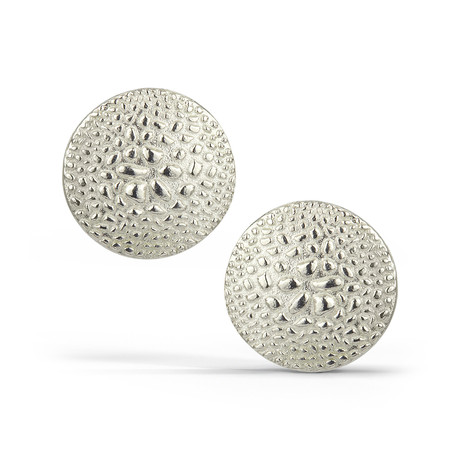 Rocky Disc Post Earrings