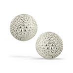 Rocky Disc Post Earrings