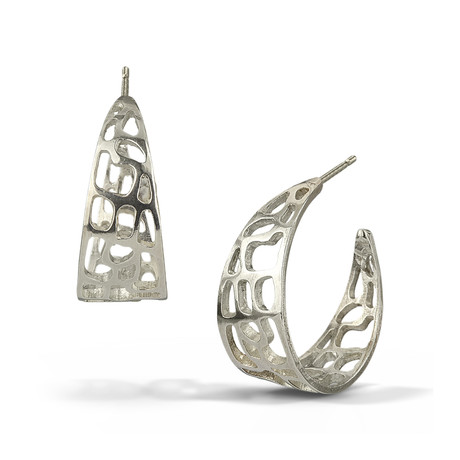 Cactus Hoop Earrings