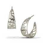 Cactus Hoop Earrings