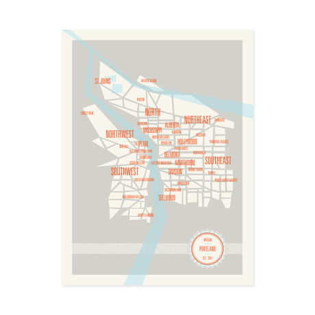 Portland Neighborhoods Map