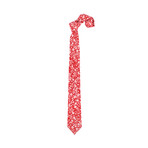 Sanguine Flowers Tie