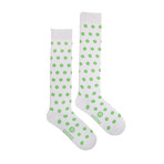 Acciaio Green Pois Knee Sock (5.5-9.5)