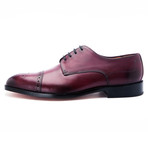 Derby with Toecap Punches // Burgundy (US: 7)