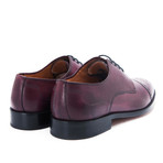 Derby with Toecap Punches // Burgundy (US: 7)