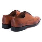 Derby with Toecap Punches // Cognac (US: 9)