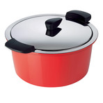 Hotpan Cook & Serveware // 1 Quart Casserole (Red)