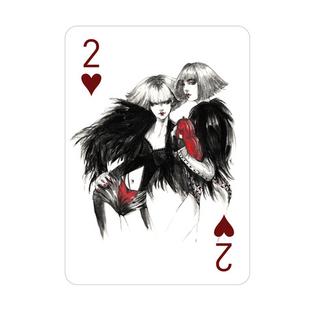 Two of Hearts Print + Playing Cards