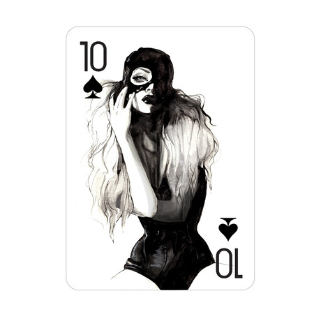 Ten of Spades Print + Playing Cards