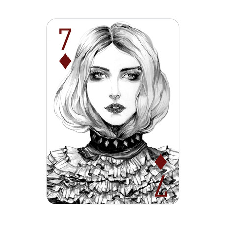 Seven of Diamonds Print + Playing Cards