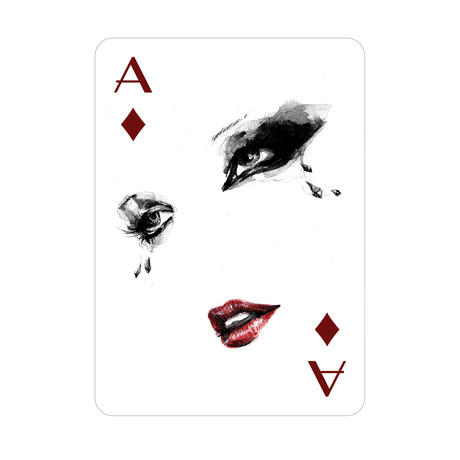 Ace of Diamonds Print + Playing Cards