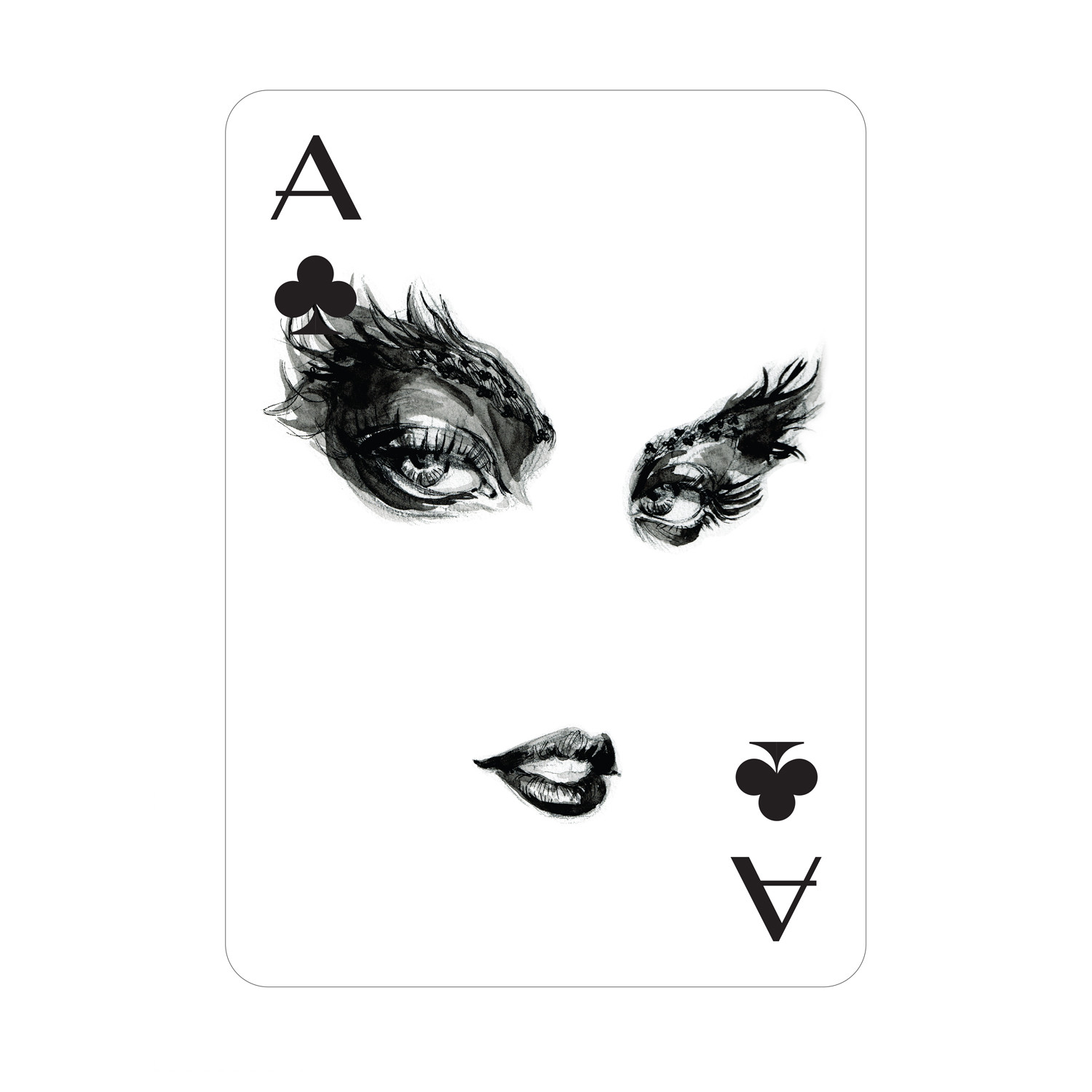 Ace Playing Cards Drawing - Rebel Playing Cards Ace Of Spades By