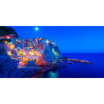 Manarola in the Twilight, in Cinque Terre, Italy
