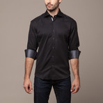 Button Down Shirt // Black (2XL)