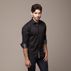 Button Down Shirt // Black (2XL)