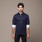 Bespoke // Button Down Shirt // Navy (L)