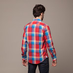 Button Down Shirt // Red Plaid (2XL)