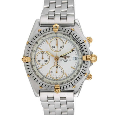 Breitling Chronomat 18K Yellow Gold + Stainless Steel // c. 2000's // 763-10096