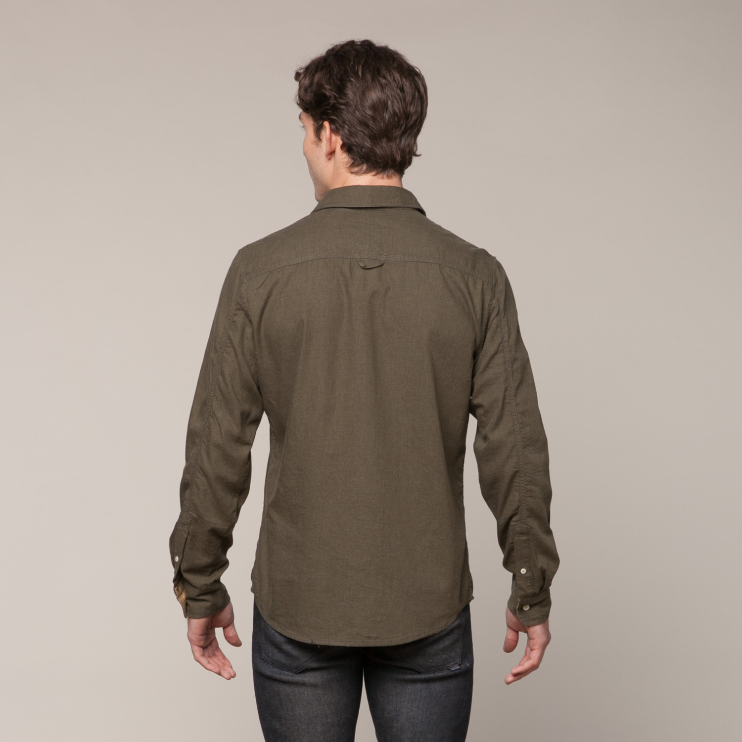 Grant Shirt // Olive (L) - PX Clothing - Touch of Modern