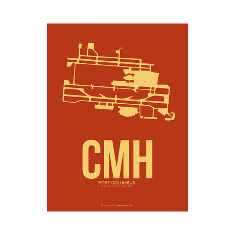 CMH Port Columbus Poster (Red)