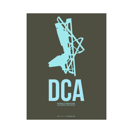 DCA Washington Poster (Dark Gray)