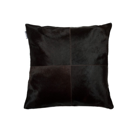 Torino Quatro Large Pillow // Solid (Brown)