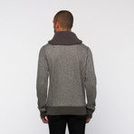 Infinity Scarf Sweatshirt // Dark Grey (L)