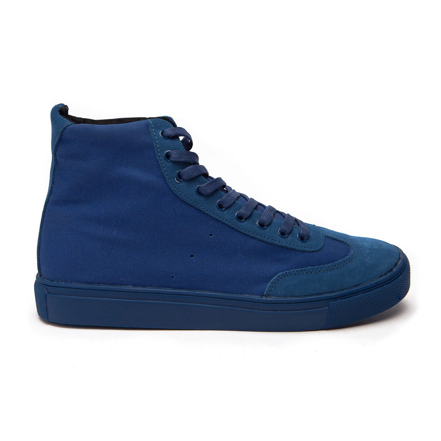 Champion Canvas + Suede High Top Sneaker // Blue (US: 7) - Generic ...