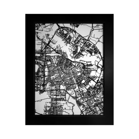 Amsterdam Street Map (Size 11"x14")