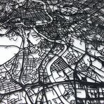 Rome Street Map (Size 11"x14")