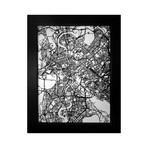 Rome Street Map (Size 11"x14")