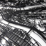 Pittsburgh Street Map (Size 11"x14")