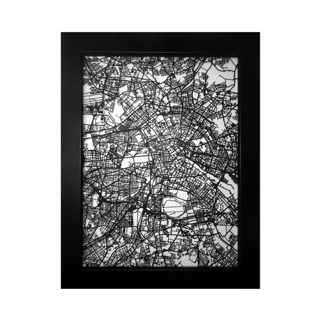 Berlin Street Map (Size 11"x14")