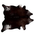 Kobe Cowhide Rug // Salt + Pepper (Black + White)