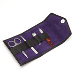 Blake Travel Manicure Set (Black Pebble)