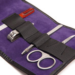 Blake Travel Manicure Set (Black Pebble)