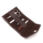 Blake Travel Manicure Set (Black Pebble)