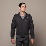 Wool Blend Iconic Jacket // Charcoal (M)